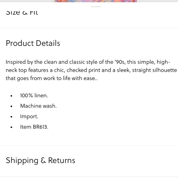 NWT J. Crew Amber Linen Top in Sunset Linen Plaid Sz XL MSRP $79.50 - Picture 4 of 9